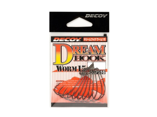 Decoy Dream hook worm 15 #2 9шт