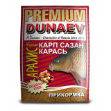 Прикормка Dunaev премиум карп-сазан жареный арахис 1кг