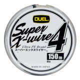 Шнур Duel Super X-Wire 4 150m 0.19mm 9.0kg Silver #1.2	