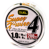 Шнур Duel Super X-Wire 4 200m 0.13mm 5.4kg 5Color #0.6	