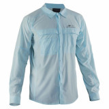 Рубашка Grundens Hooksetter LS Shirt, Blue Water - XL