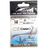 mistrall rolling swivel with fastlock dual snap #14 10шт