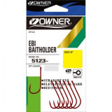 OWNER Крючок Ebi Baitholder red №2  5123-093