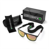 Очки поляризационные Yoshi Onyx дужки розовый камуфляж, красные линзы						
