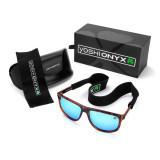 Очки поляризационные Yoshi Onyx оправа каштановая, синие линзы
