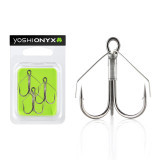 Тройники Yoshi Onyx с незацепляйкой Weedless Treble Hook №2