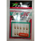 Мормышка Intech Ice Jig Капля грань с петелькой ø4.0 
