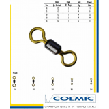 colmic swivels gm 1007 #20 12шт