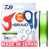 J-BRAID X8E-W/SC 0.06MM-300M  светло-желтая+ножницы